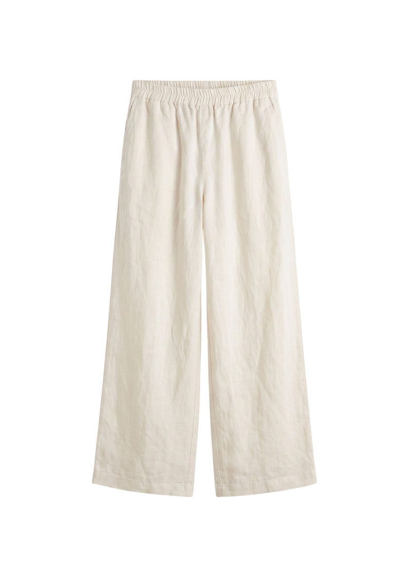 Relaxed Wide Leg Pant in Linen