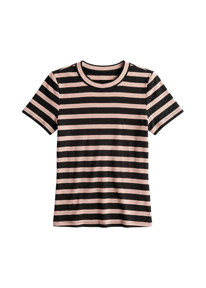 Rib Knit T-shirt