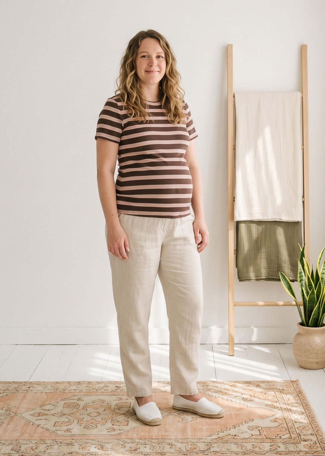 Rib Knit T-shirt