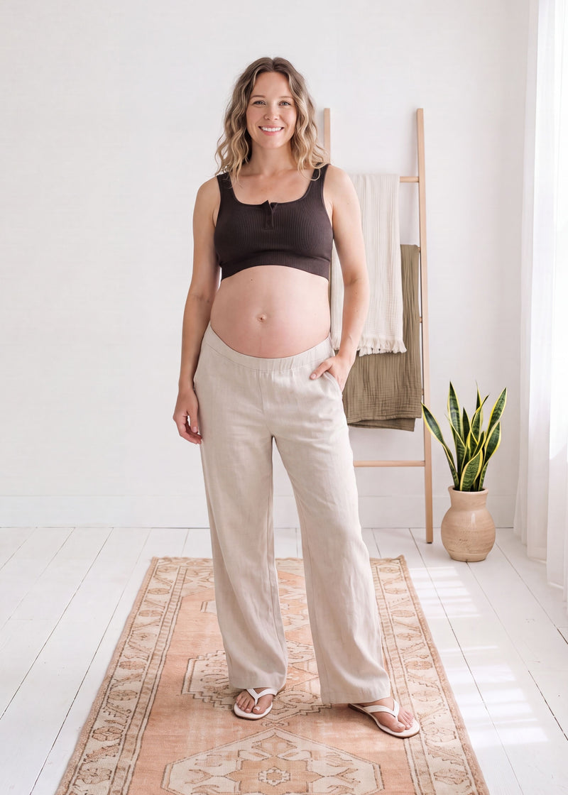 Ribbed Nursing Sleep Bra