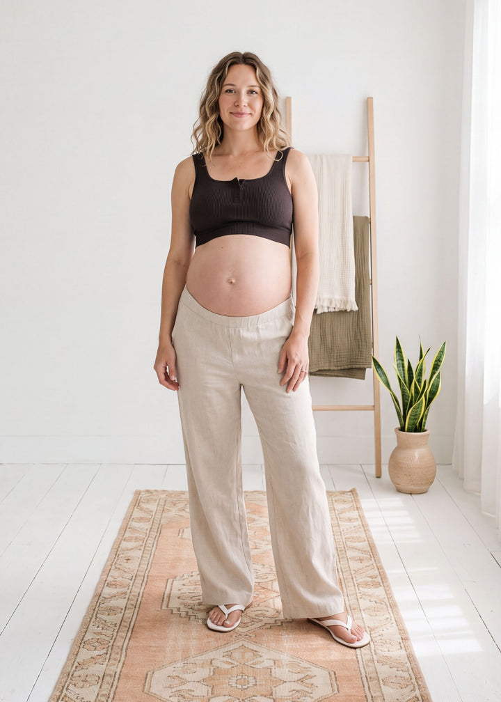 Ribbed Nursing Sleep Bra