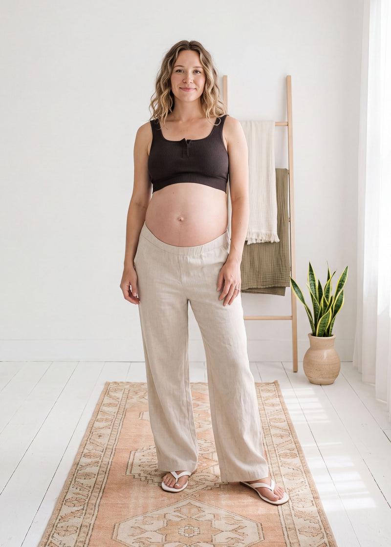 Ribbed Nursing Sleep Bra