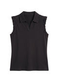 Ruffle Sleeveless Top