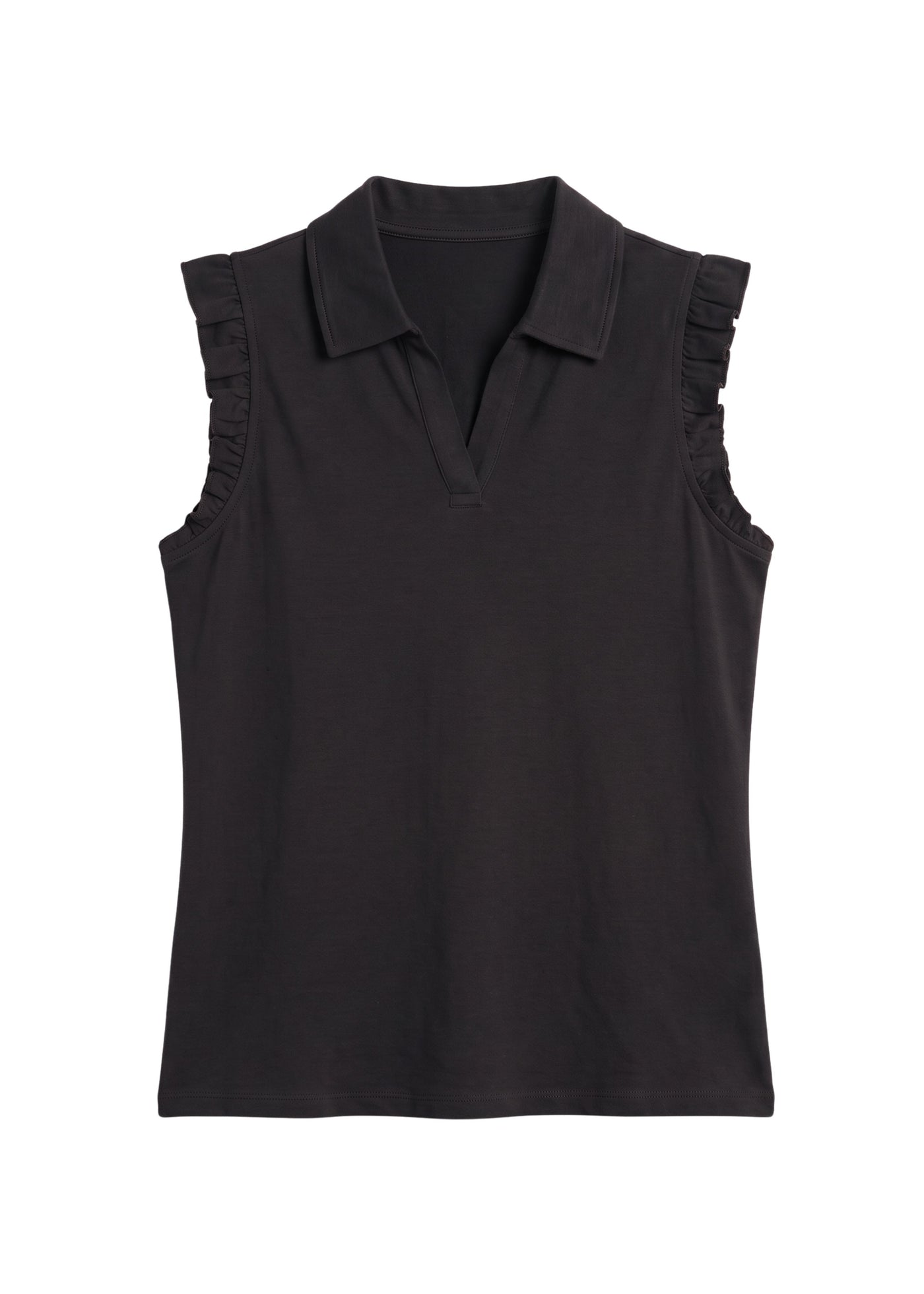 Ruffle Sleeveless Top