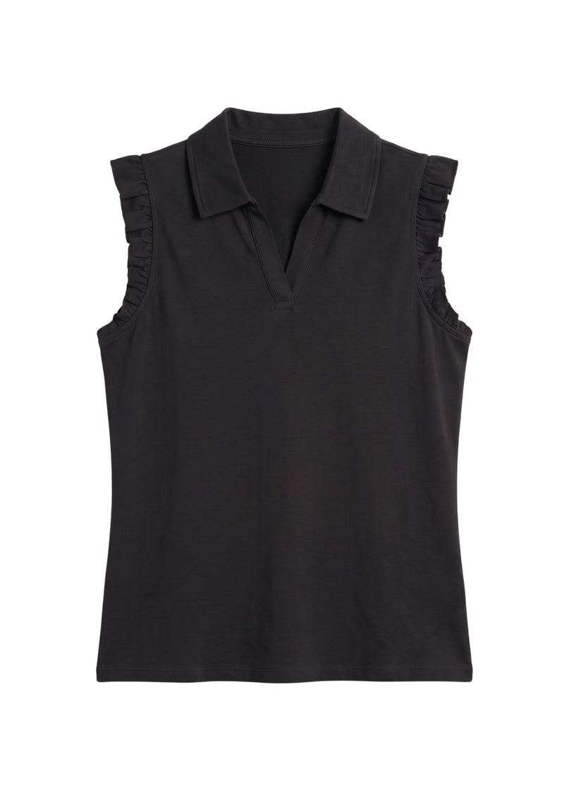Ruffle Sleeveless Top
