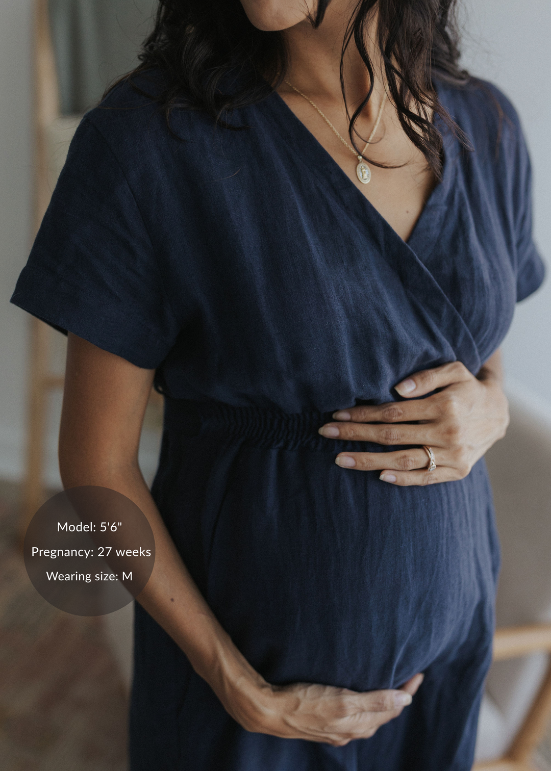 Sadie Maternity and Nursing Wrap Dress