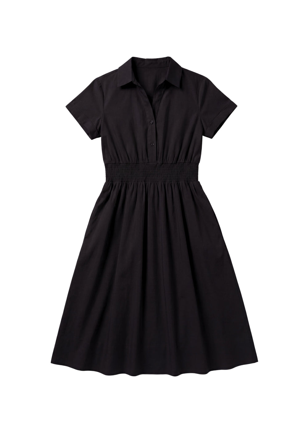 Sarah Shirt Dress in Cotton Poplin EMME Sarah Shirt Dress in Cotton Poplin EMME