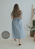 Sarah Shirt Dress in Cotton Poplin