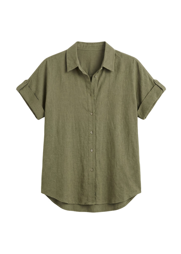 Short Sleeve Linen Shirt