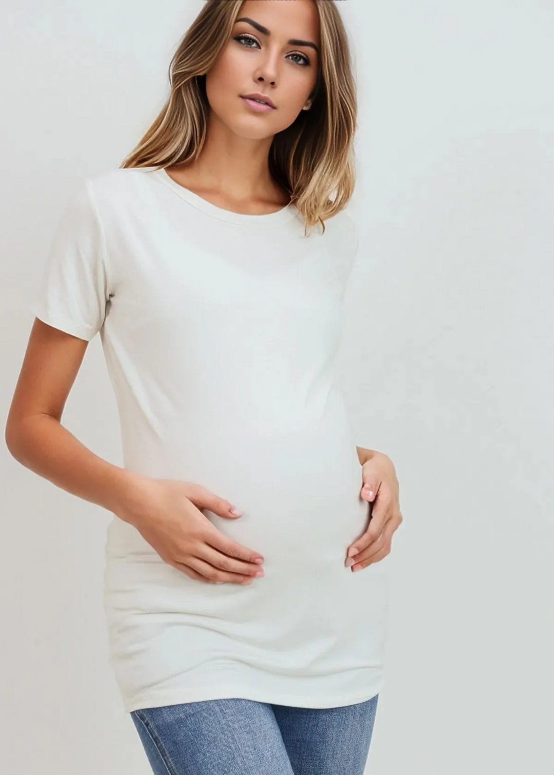 Short Sleeve Maternity/Nursing Tee