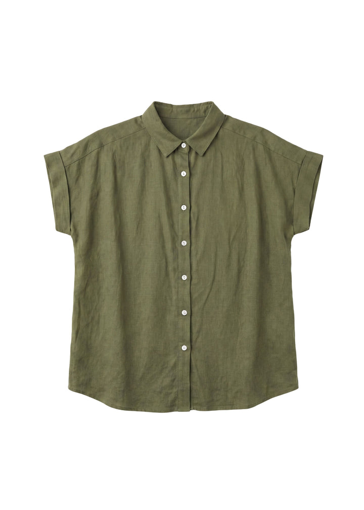 Short Sleeve Sunroom Shirt in Cotton