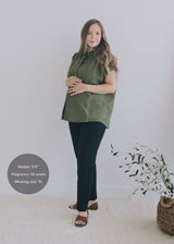 Short Sleeve Sunroom Shirt in Cotton
