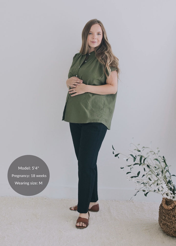 Short Sleeve Sunroom Shirt in Cotton