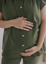 Short Sleeve Sunroom Shirt in Cotton