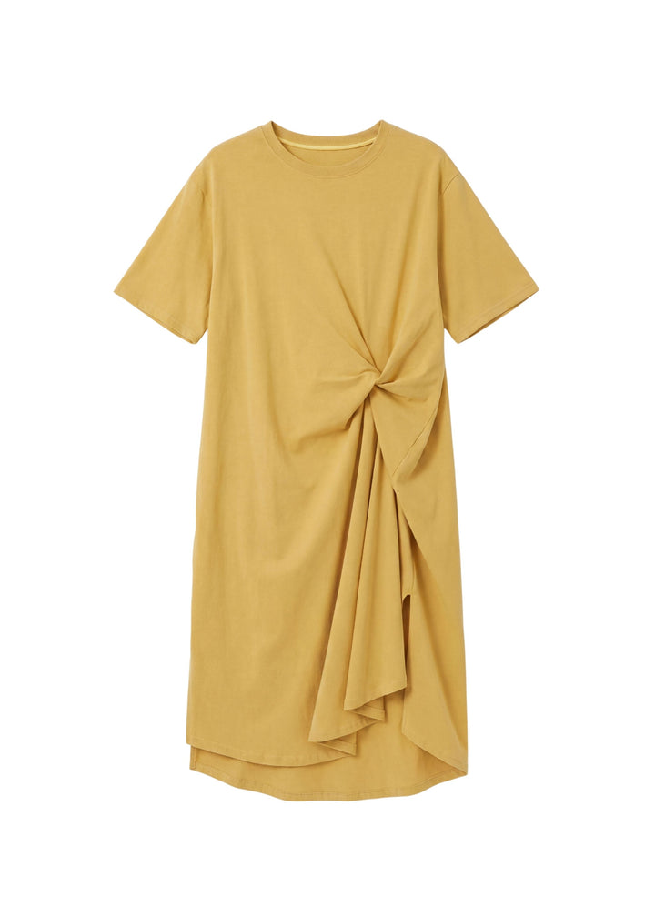 Side Knot Jersey Dress