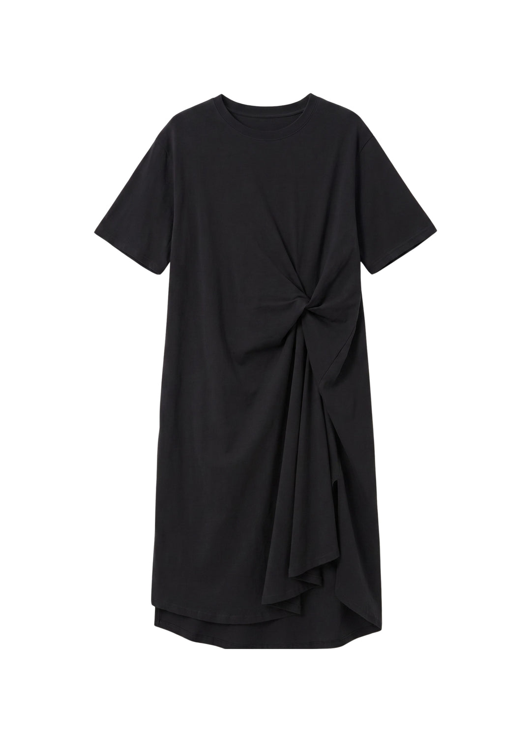 Side Knot Jersey Dress