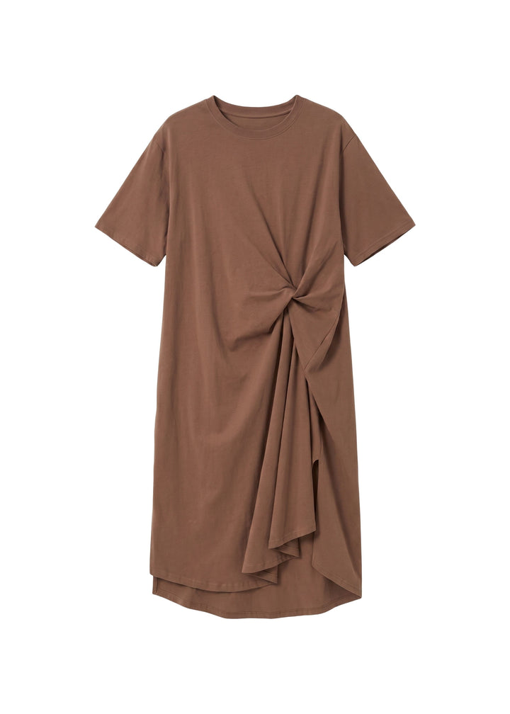 Side Knot Jersey Dress