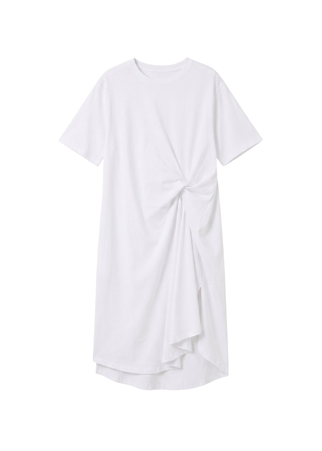 Side Knot Jersey Dress