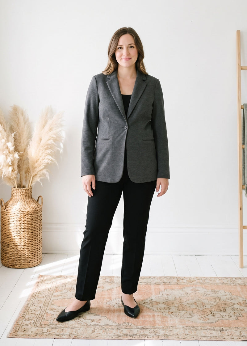 Single Button Ponte Blazer