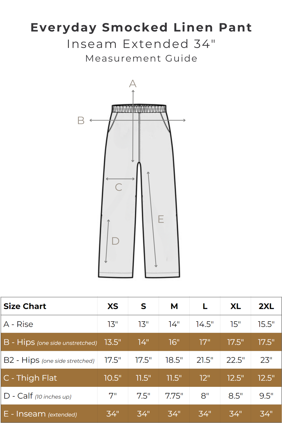 Step by Step Pant Measurement with Size Chart - Fashion2Apparel