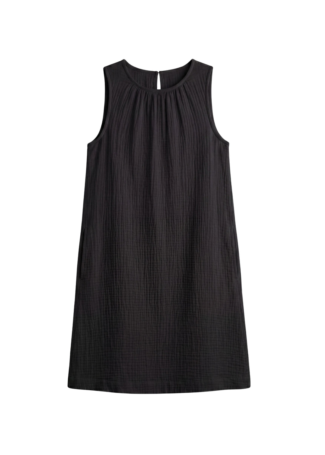 Sleeveless Nursing Shift Dress in Cotton
