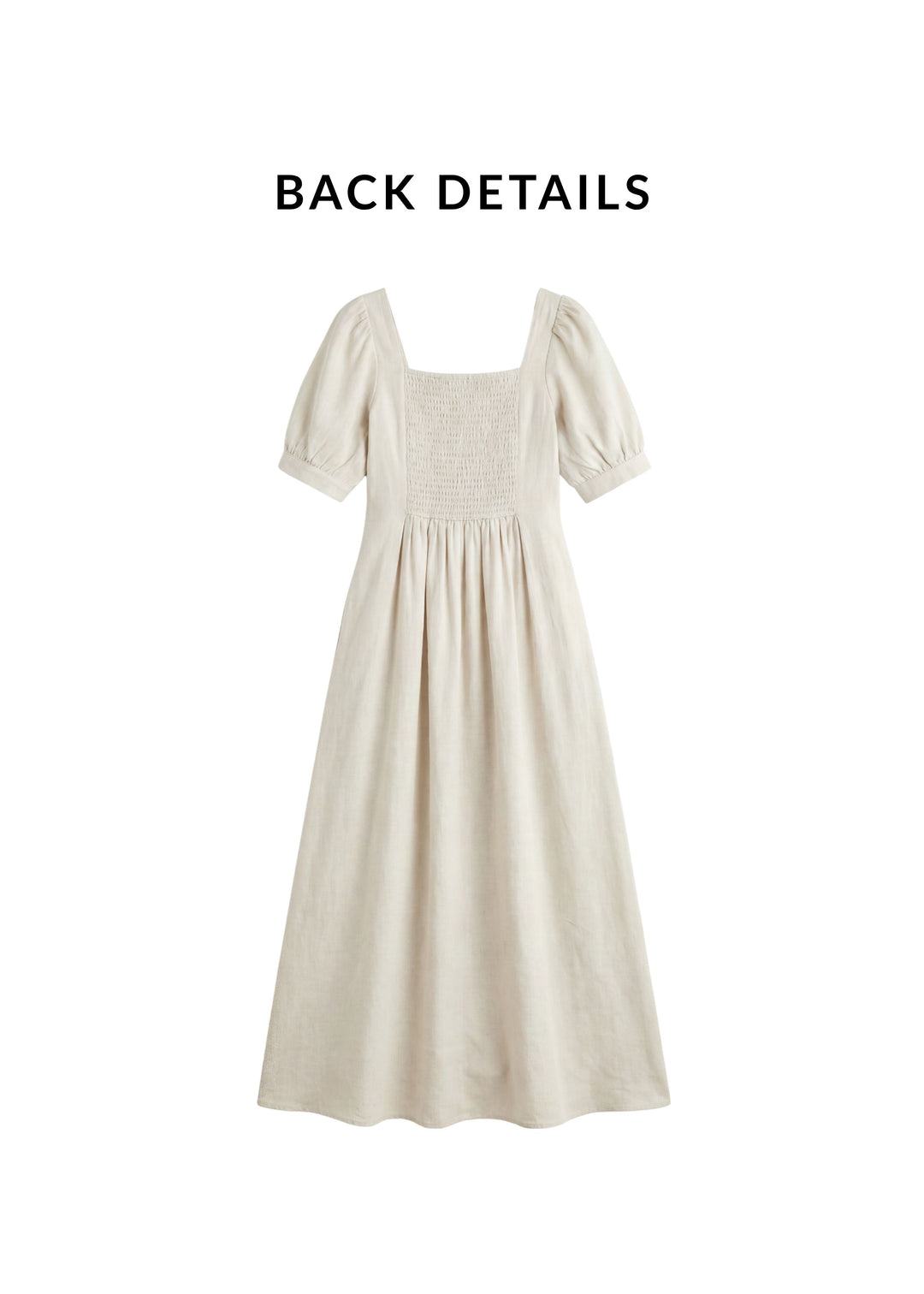 Square Neck Button Front Dress