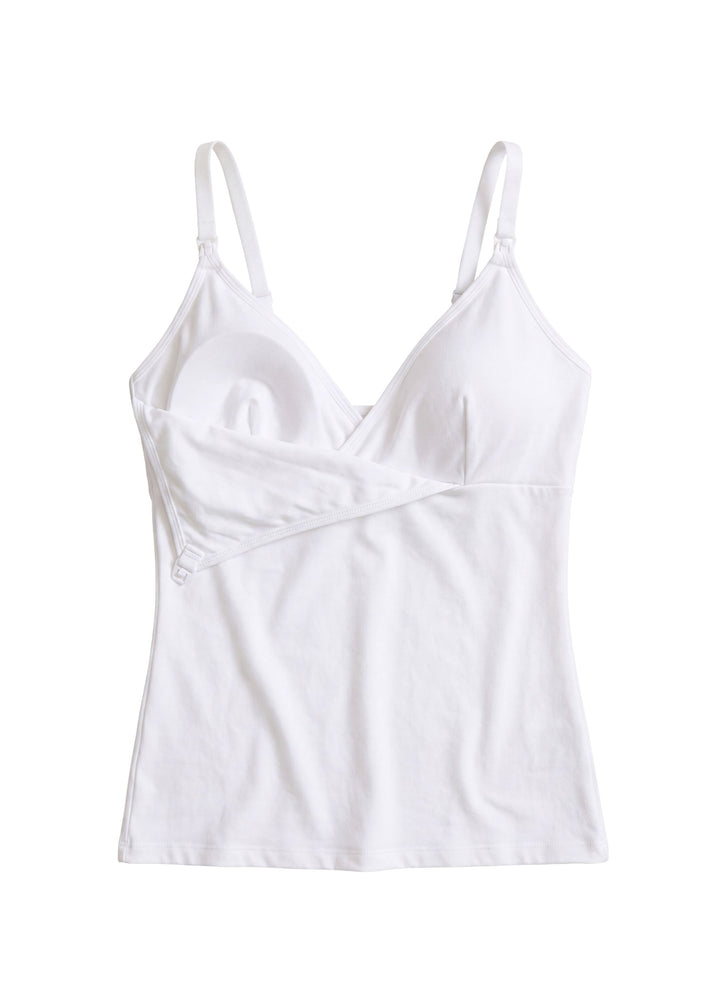Strap Nursing Tank in Cotton