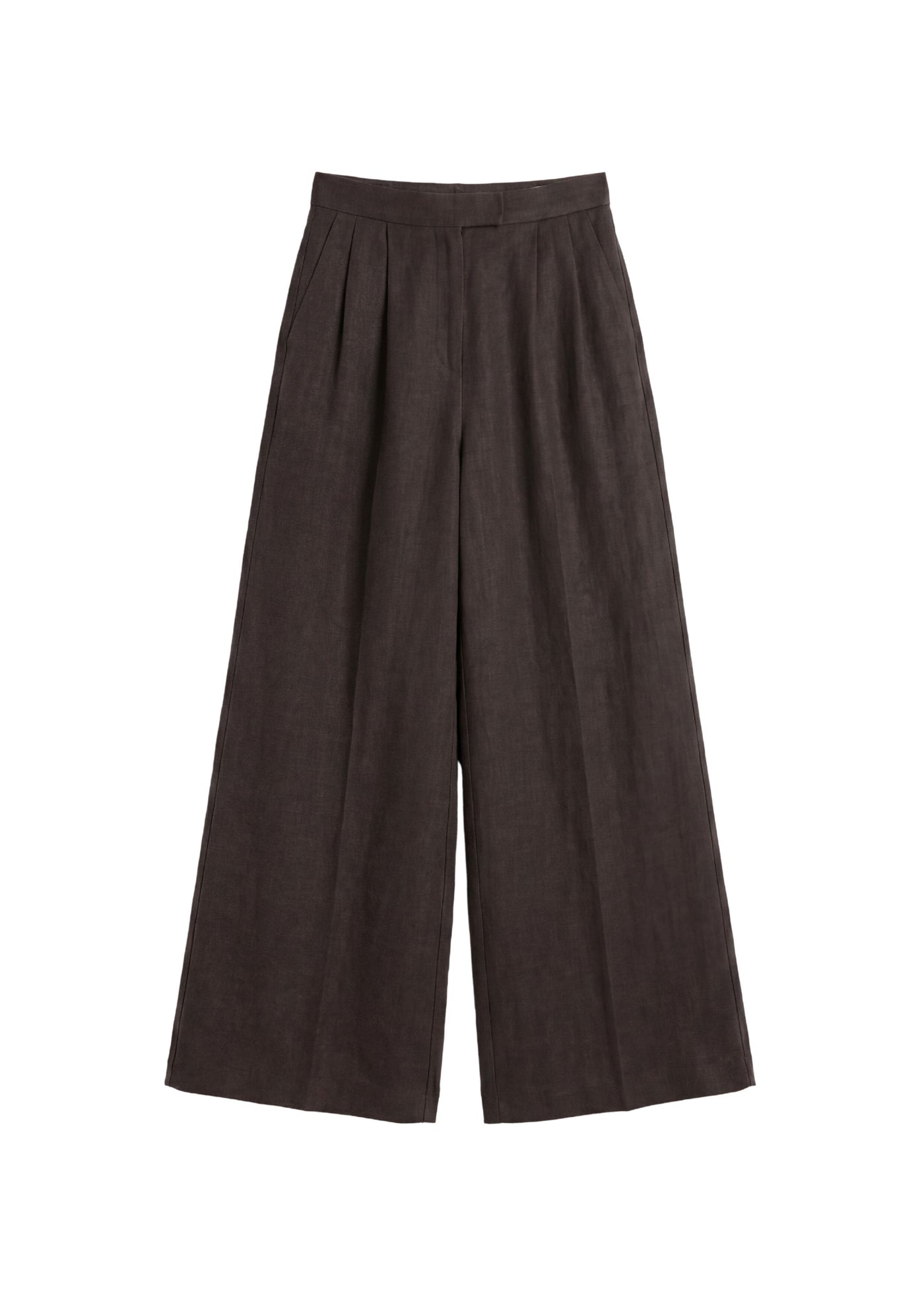 Tailored Wide Leg Pant in Linen