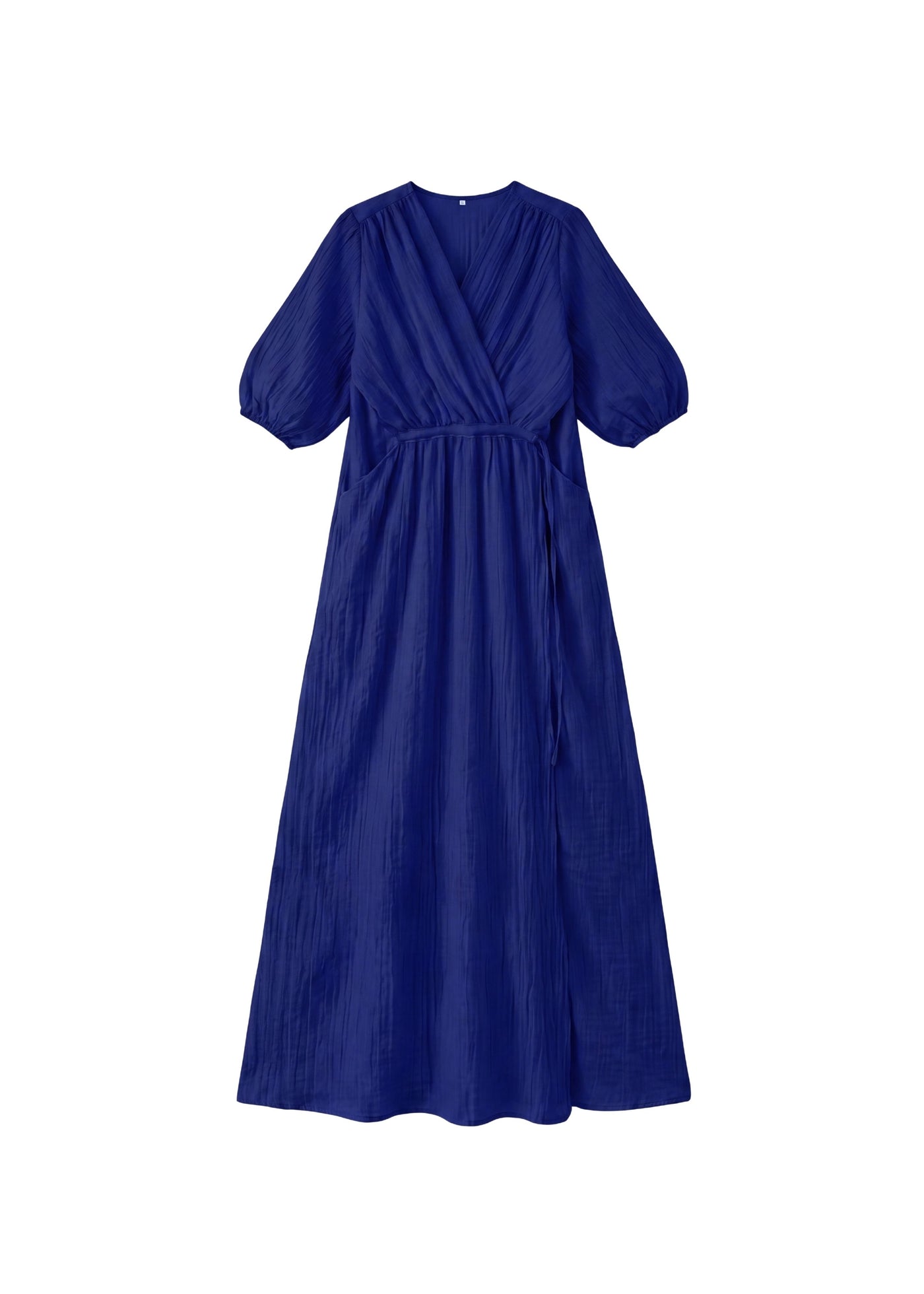 Textured Nursing Crossover Dress