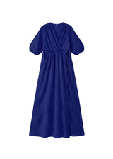 Textured Nursing Crossover Dress