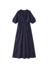 Textured Nursing Crossover Dress