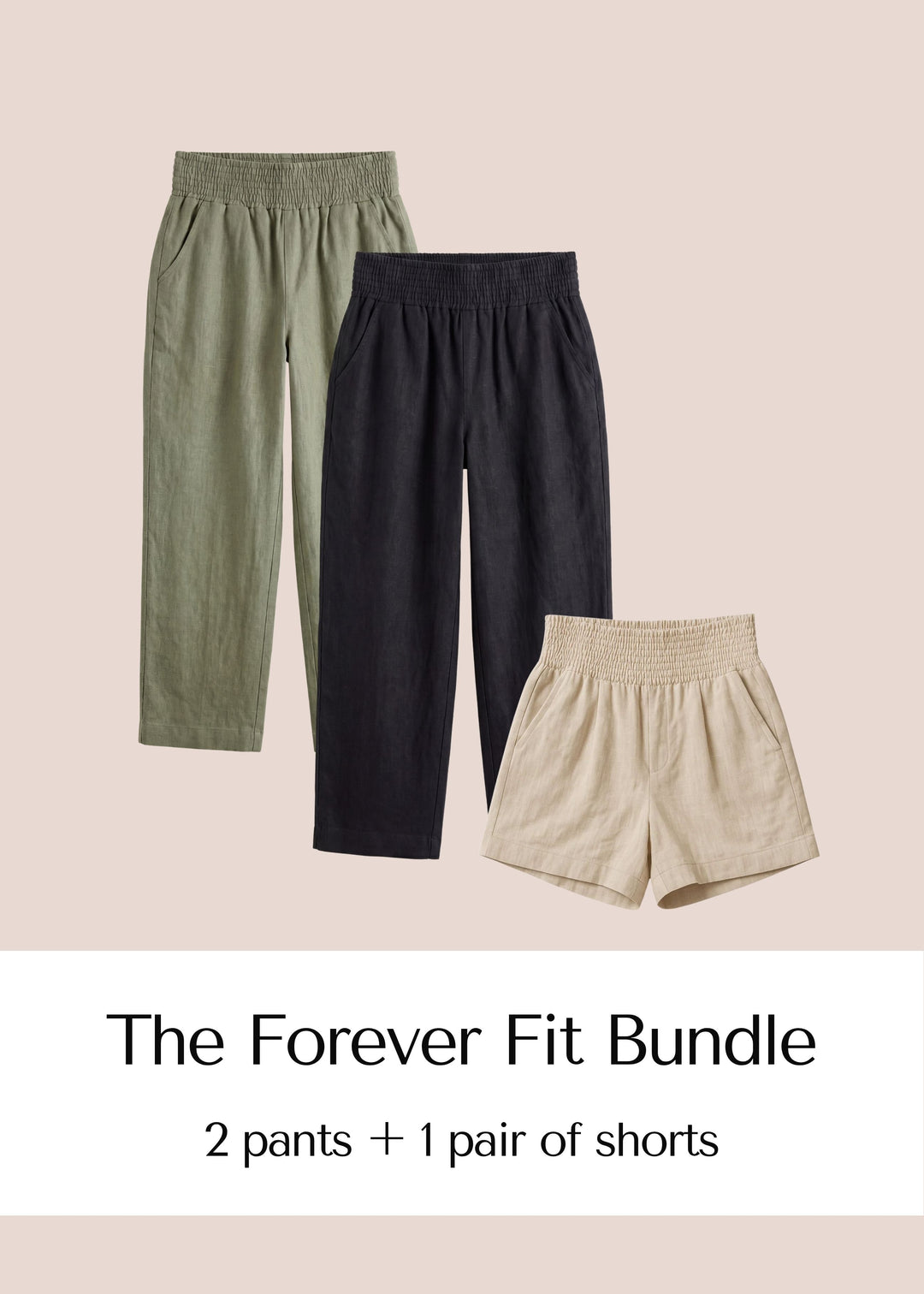 Forever Fit Bundle (2 Pants + Shorts)
