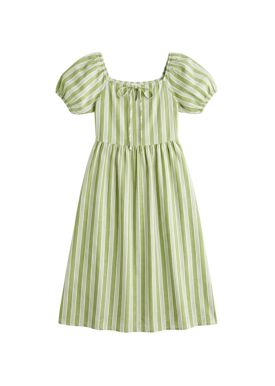 Tie Front Stripe Dress