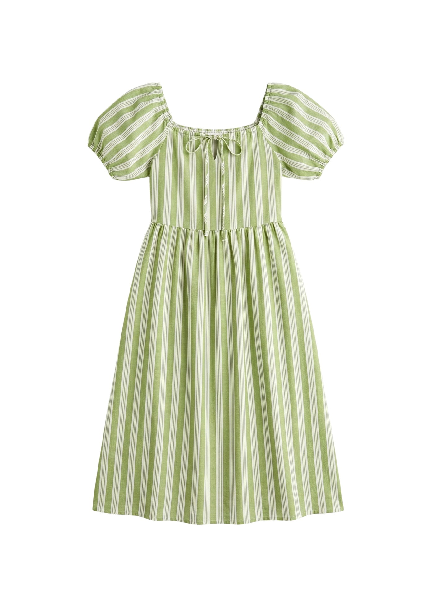 Tie Front Stripe Dress