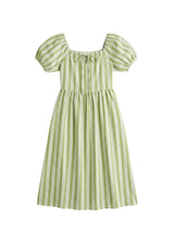 Tie Front Stripe Dress