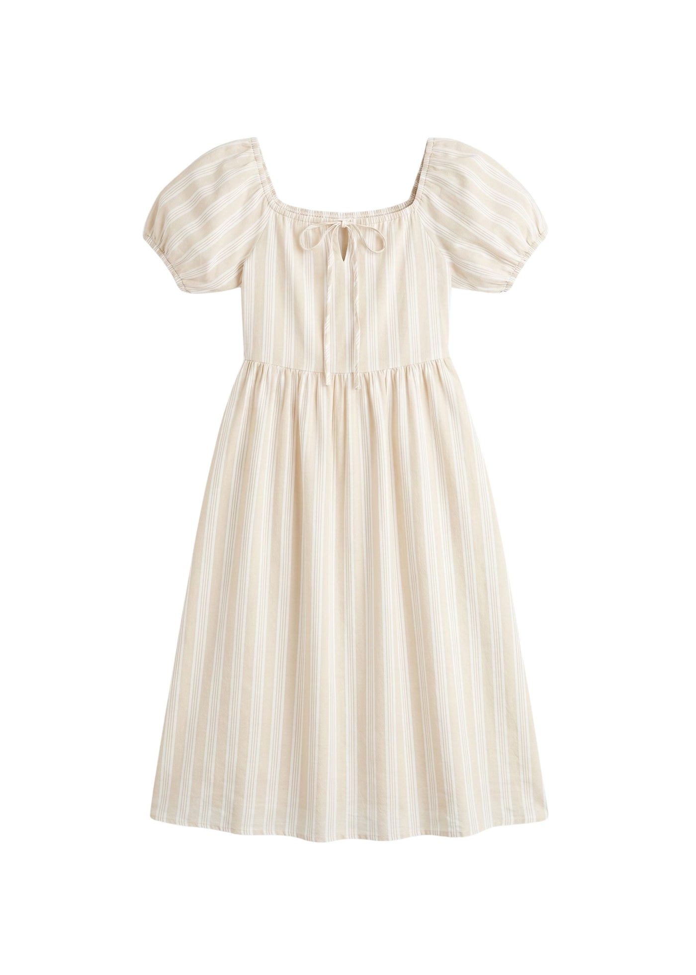 Tie Front Stripe Dress
