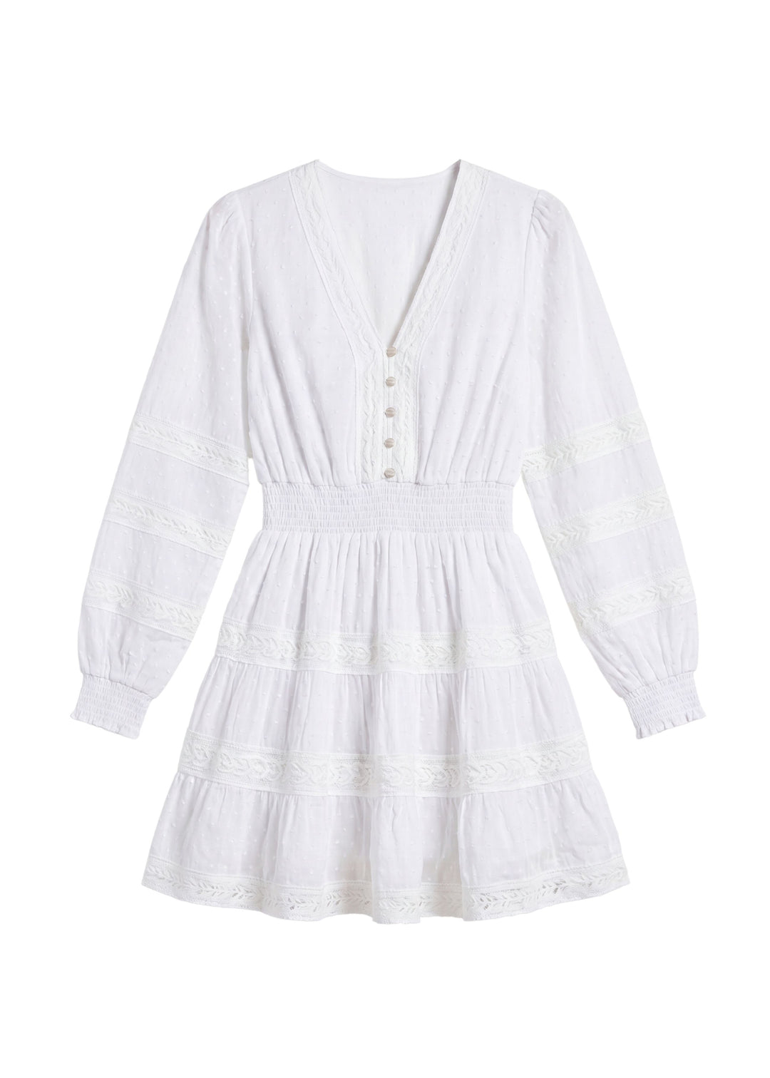Tiered Lace Mini Dress
