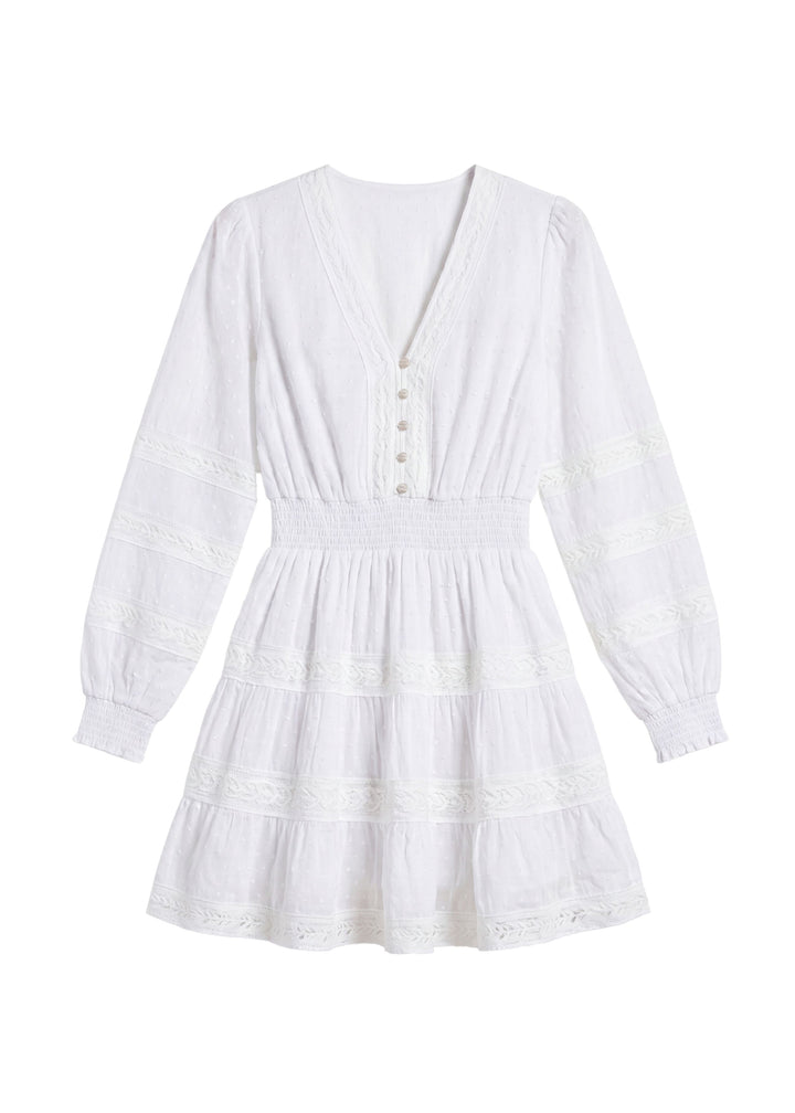 Tiered Lace Mini Dress