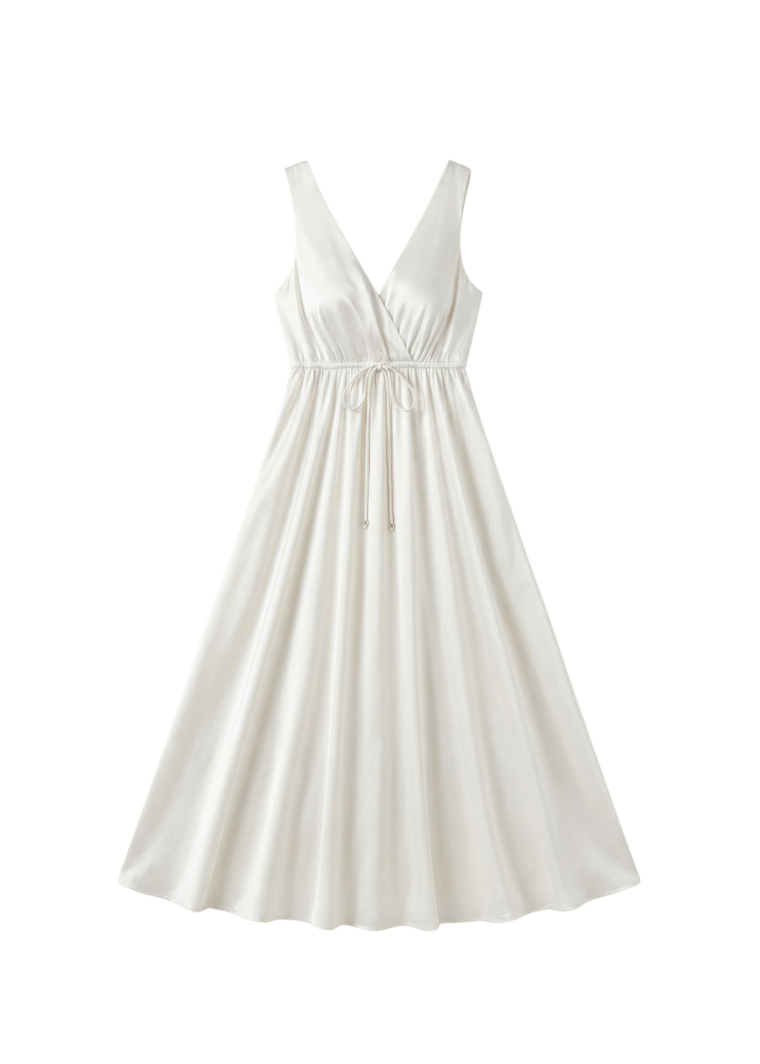 Transitional Satin Silk Slip Dress