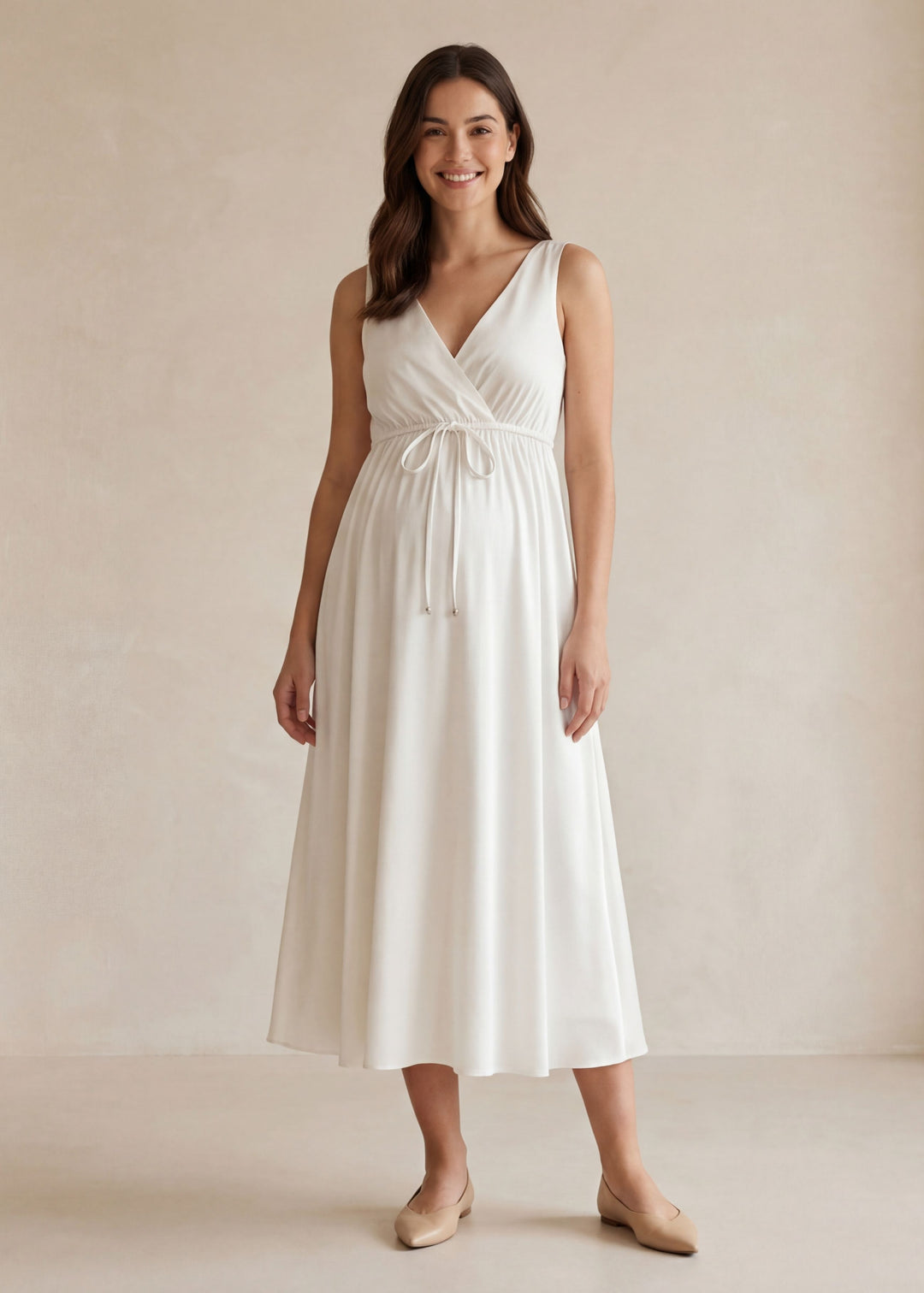 Transitional Satin Silk Slip Dress