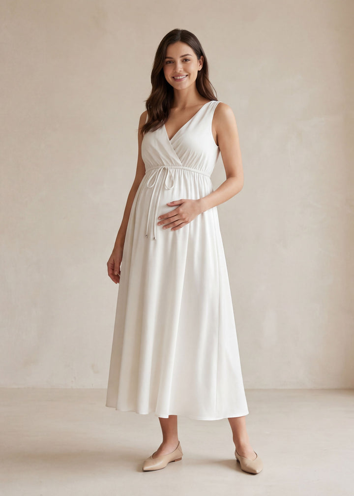 Transitional Satin Silk Slip Dress