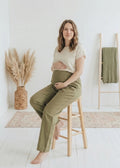 Transitional Straight Leg Smocked Pant in Reedcloth™