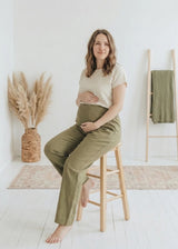 Transitional Straight Leg Smocked Pant in Reedcloth™
