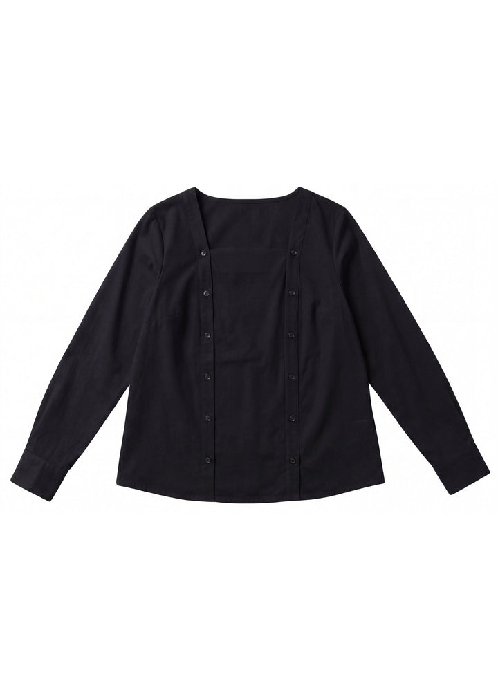 Transitional Double-Buttoned Long Sleeves
