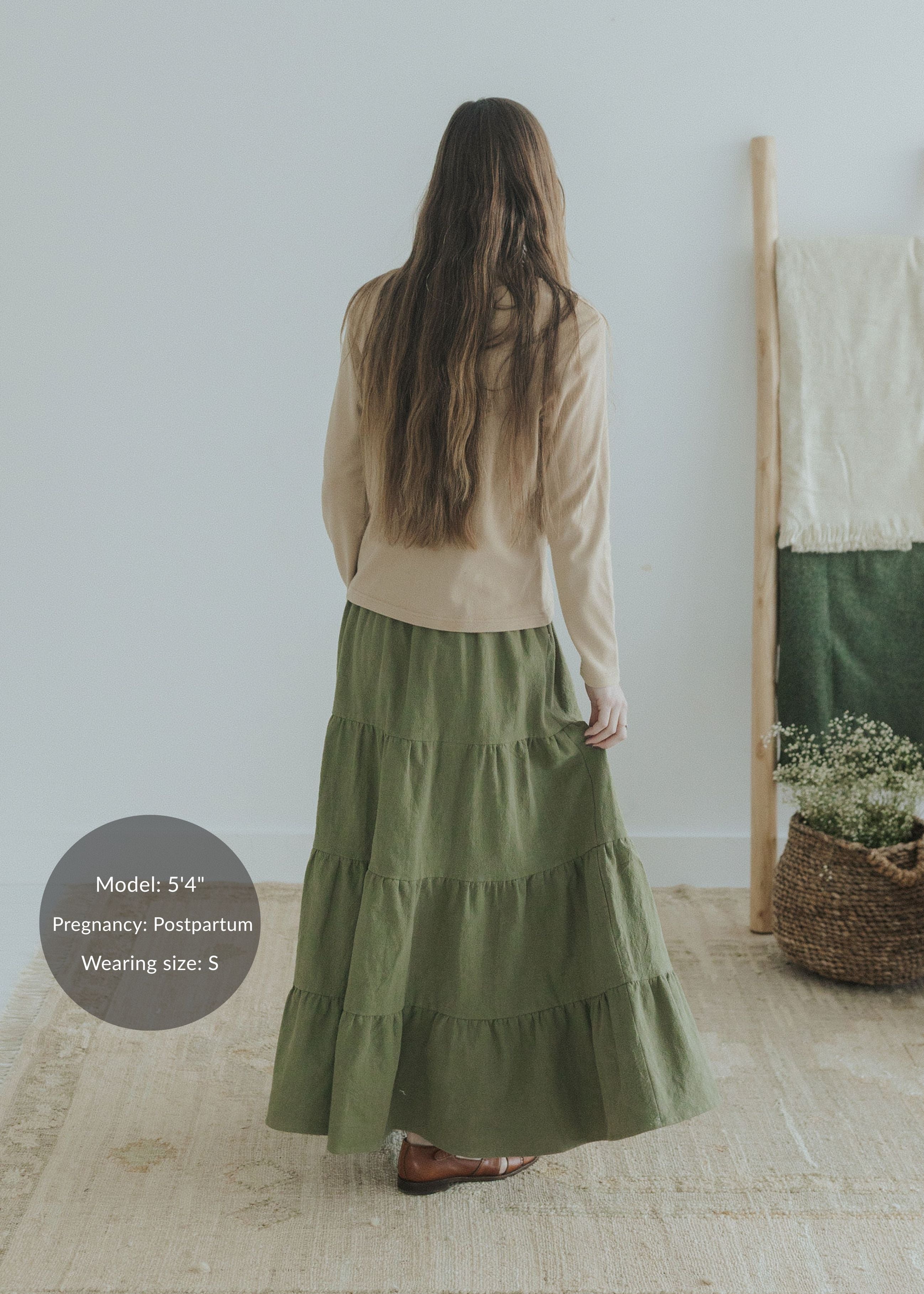 Skirt in Cotton/Linen – EMME