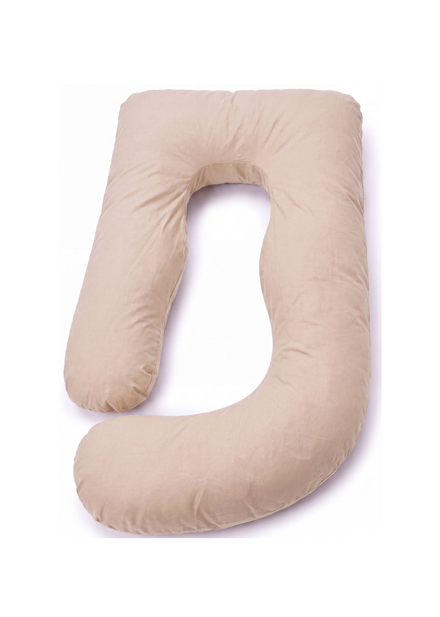 U-Shaped Pregnancy Pillow + Cover in Percale 100% Cotton