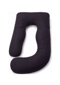 U-Shaped Pregnancy Pillow + Cover in Percale 100% Cotton