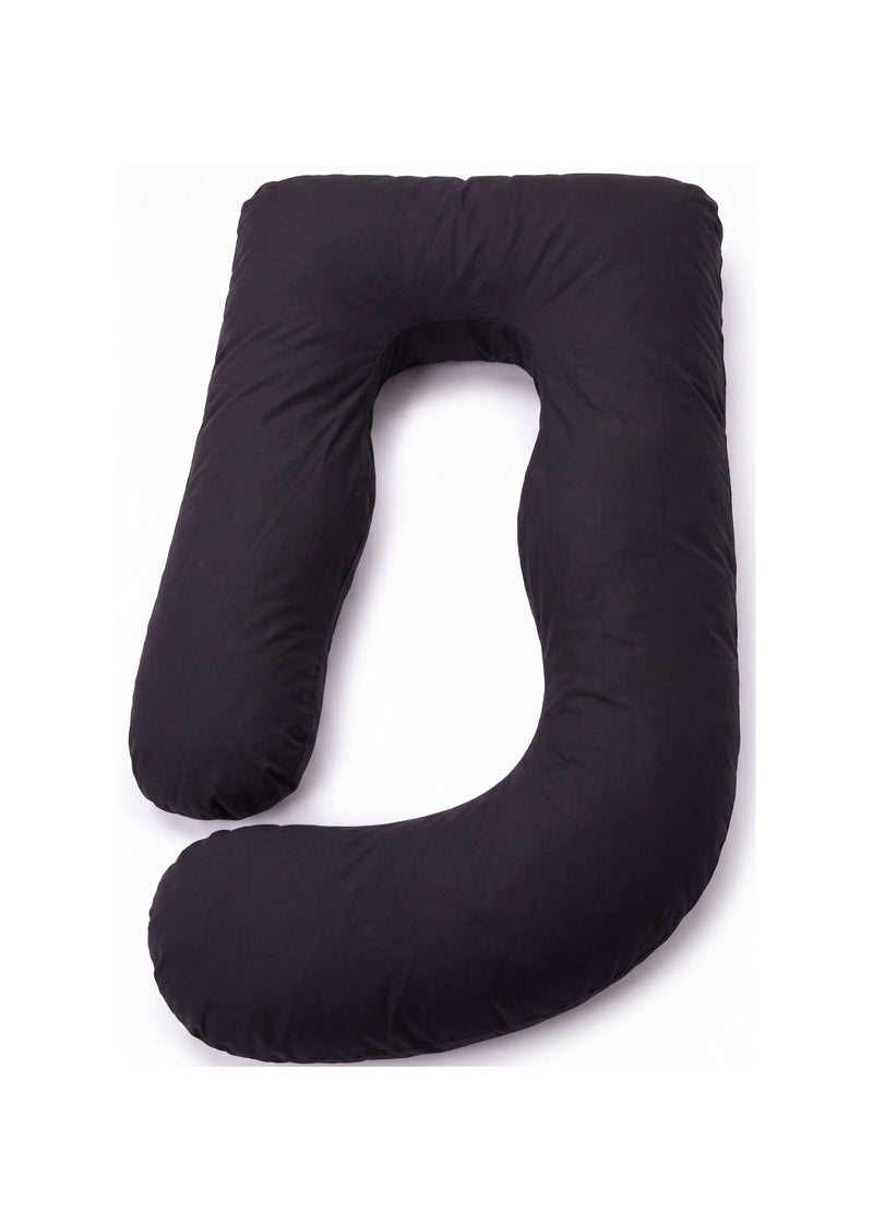 U-Shaped Pregnancy Pillow + Cover in Percale 100% Cotton