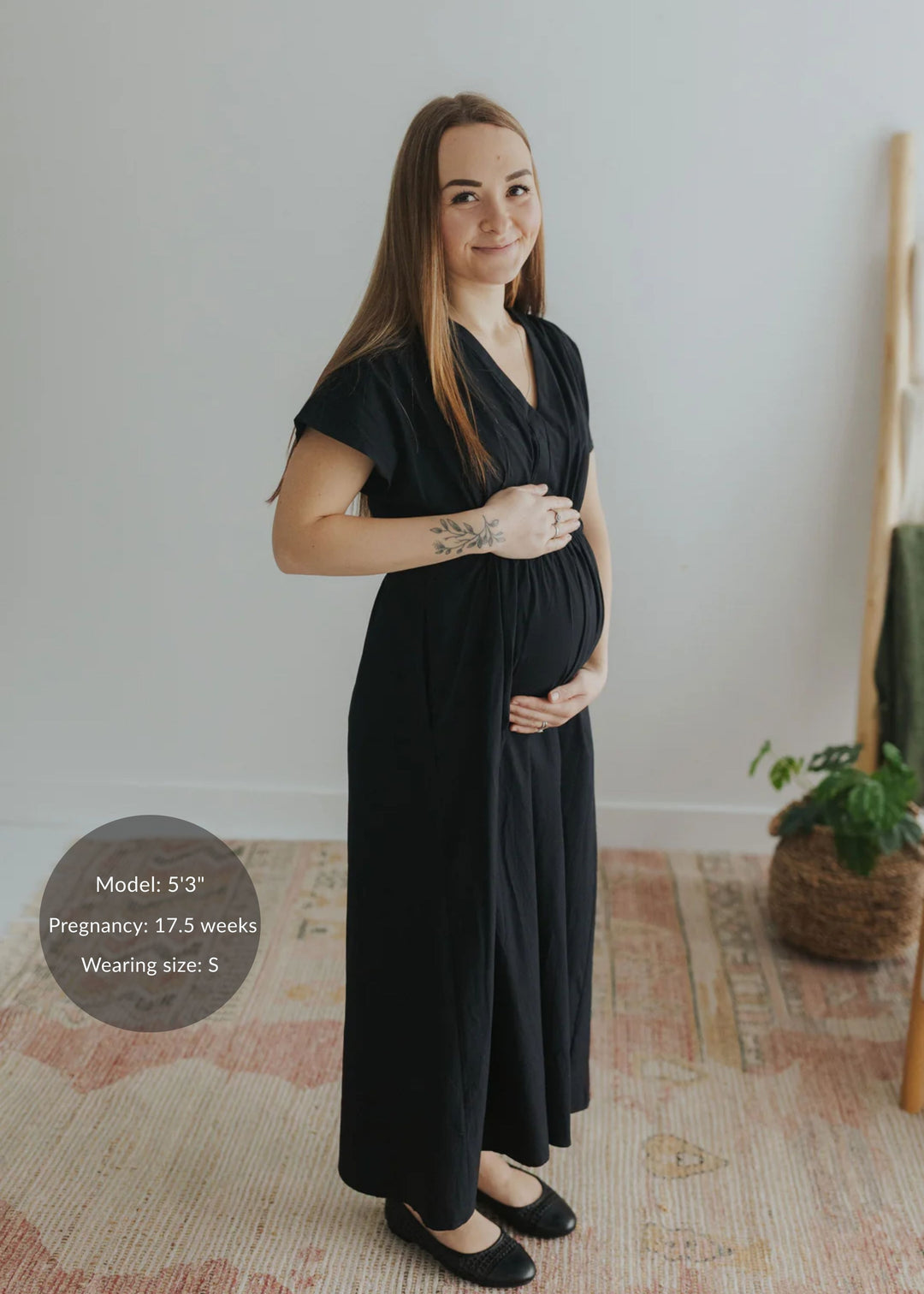 Waist Gathered Dress in Cotton Poplin EMME Waist Gathered Dress in Cotton Poplin EMME