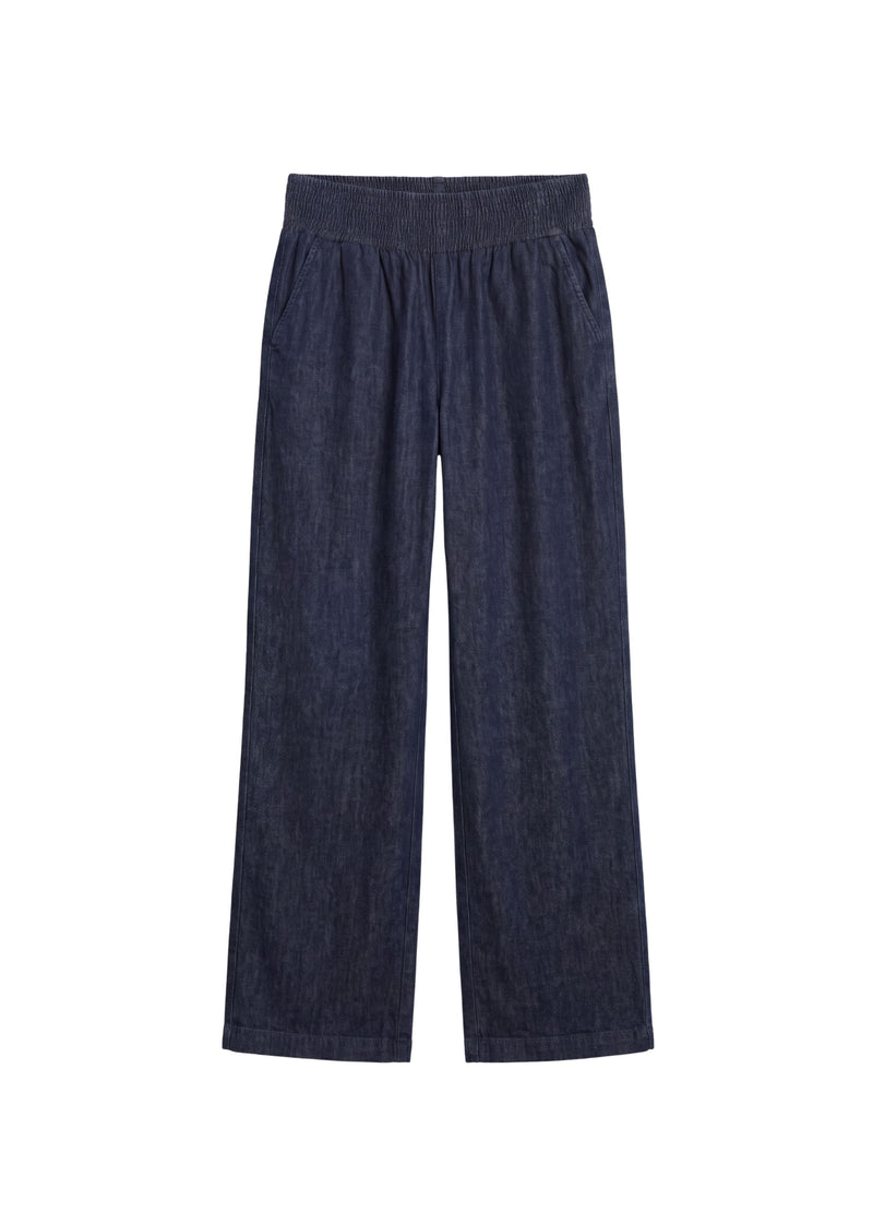 Wide Leg Chambray Pant